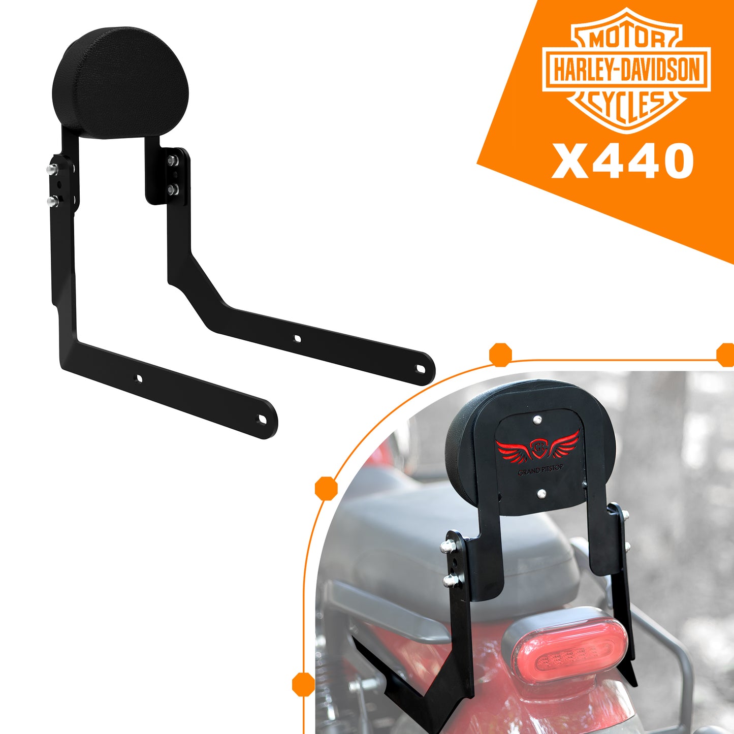 BACKREST HARLEY X440
