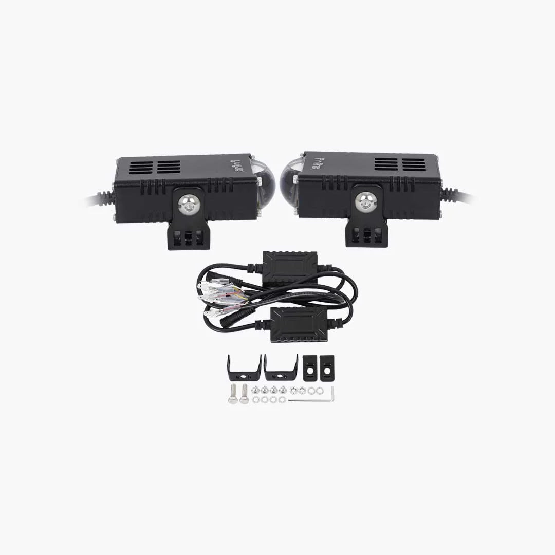 Square Slim Mini Drive Fog Light Pair