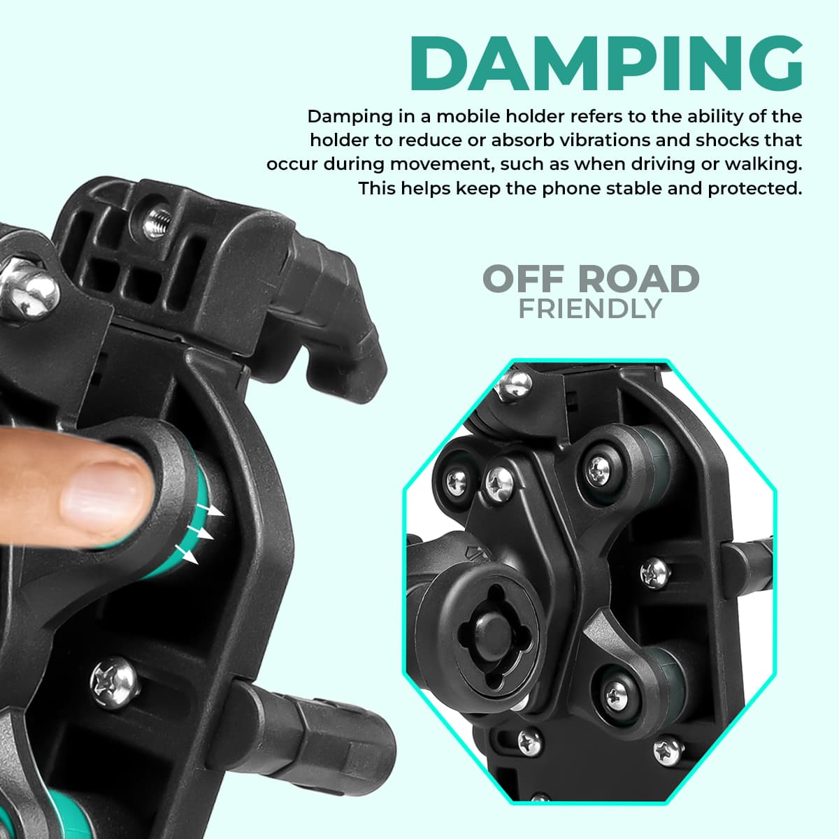 SIMTAC OCTAGRIP PRO WITH VIBRATION DAMPER