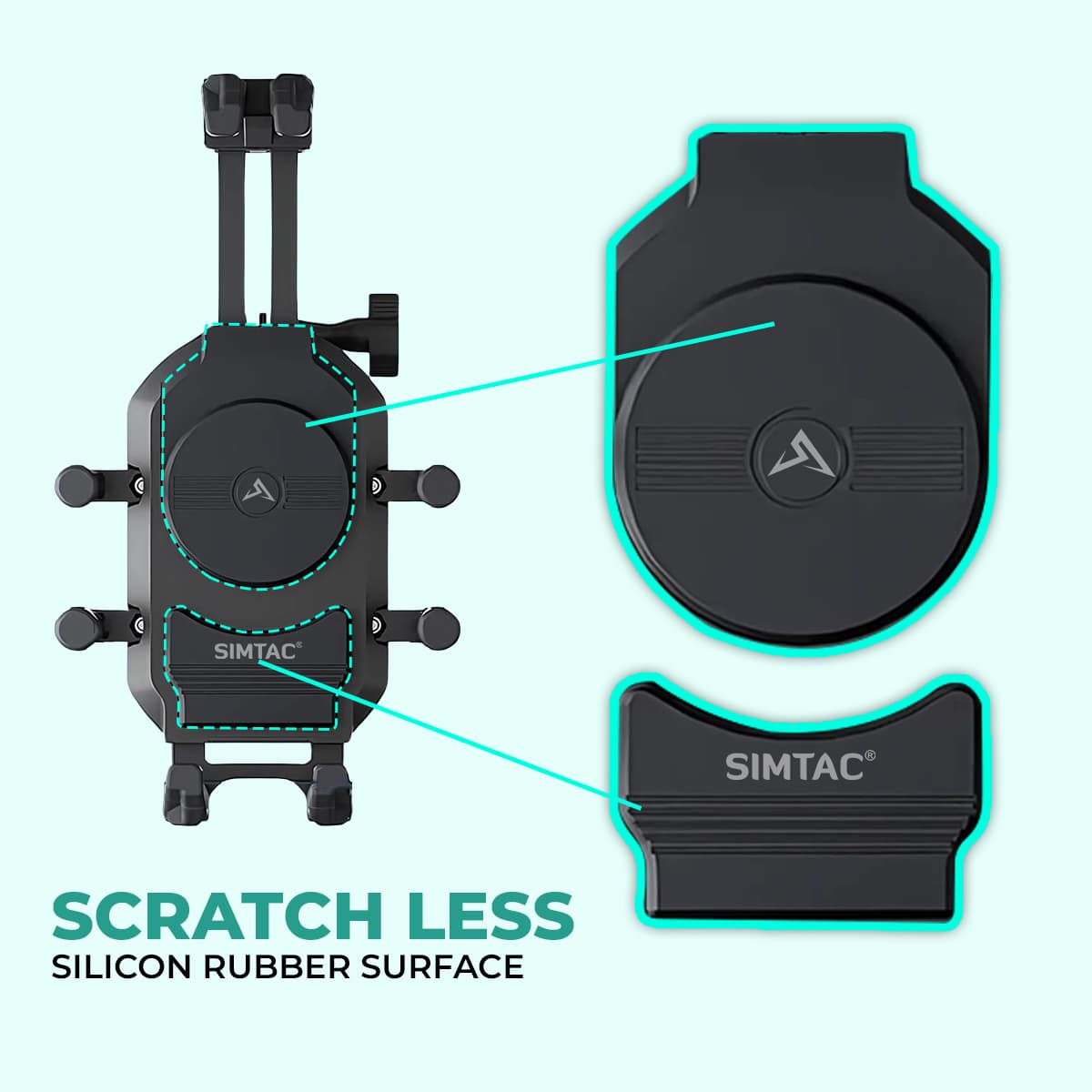 SIMTAC OCTAGRIP PRO WIRELESS CAHRGER & VIBRATION DAMPER