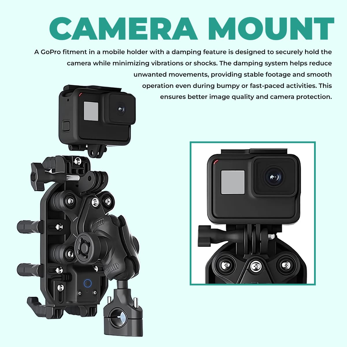 SIMTAC OCTAGRIP PRO WIRELESS CAHRGER & VIBRATION DAMPER