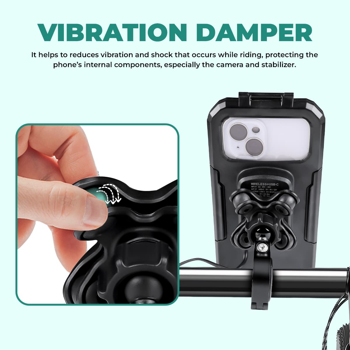 SIMTAC SPLASH X WATERPROOF AND WIRELESS CHARGER
