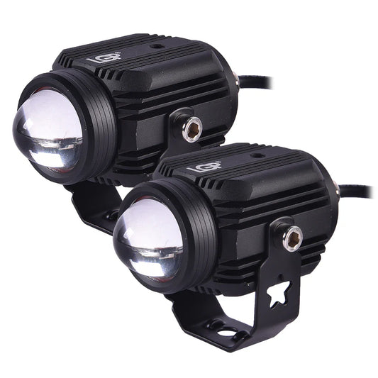 FOG LAMP DK16 WITH WIRELESS HARNESS SWITCH AND CLAMPS FOR ALL BIKES