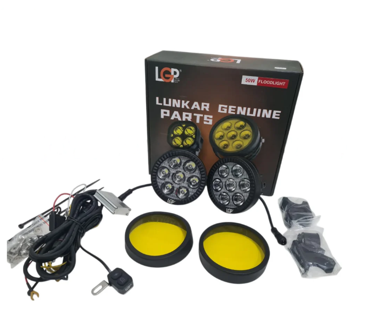 7 LED ROUND 140W (6 MONTHS WARRANTY)