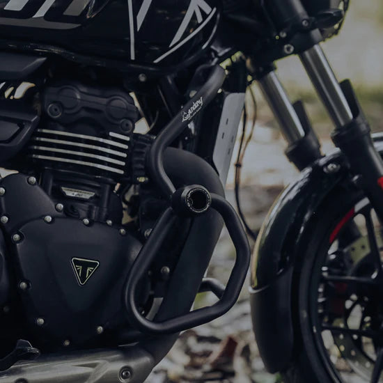 TRIUMPH SPEED 400 T4 THANOS CRASH GUARD WITH SLIDER