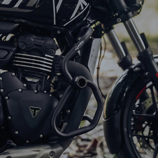 TRIUMPH SPEED 400 T4 THANOS CRASH GUARD WITH SLIDER