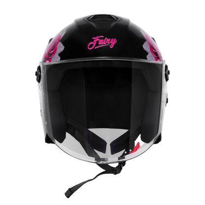 SBH-80 FR1 GLOSSY BLACK/PINK ROSE