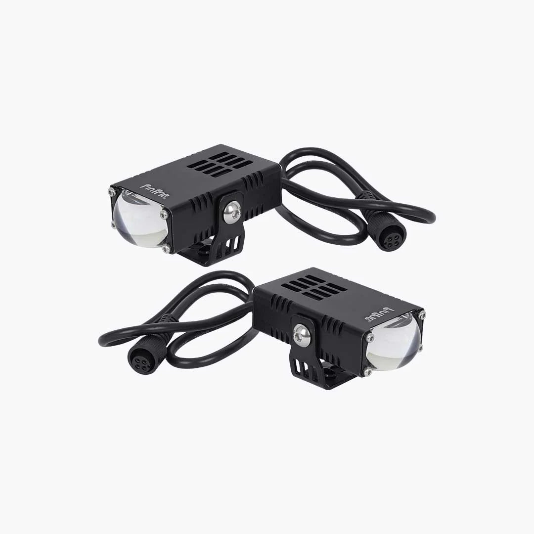Square Slim Mini Drive Fog Light Pair