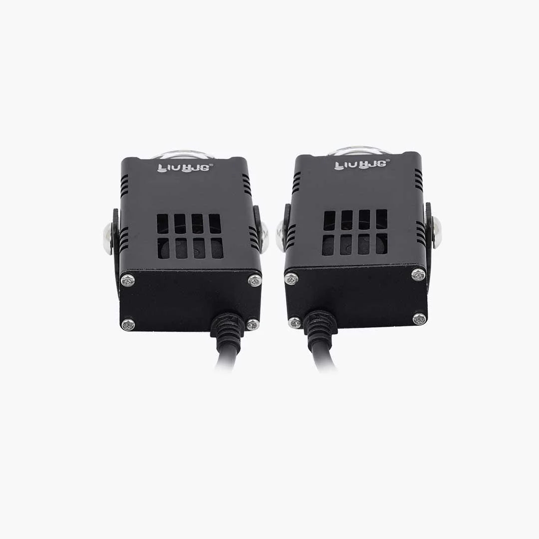 Square Slim Mini Drive Fog Light Pair