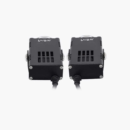 Square Slim Mini Drive Fog Light Pair