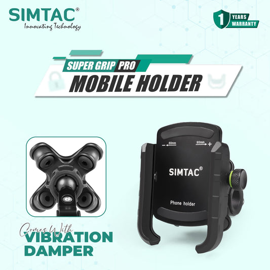 SIMTAC SUPER GRIP WITH VIBRATION DAMPER