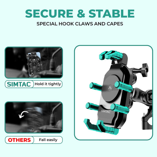SIMTAC OCTAGRIP PRO WIRELESS CAHRGER & VIBRATION DAMPER