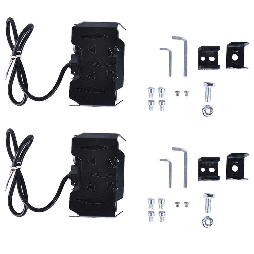 FOG LAMP DK300 PROJECTOR TRIPLE LENS WITH DUAL LIGHT COLORS (YELLOW AND WHITE)