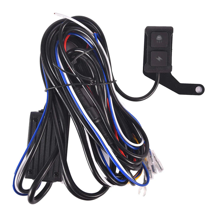 WIRING KIT WHITE YELLOW WITH SWITCH