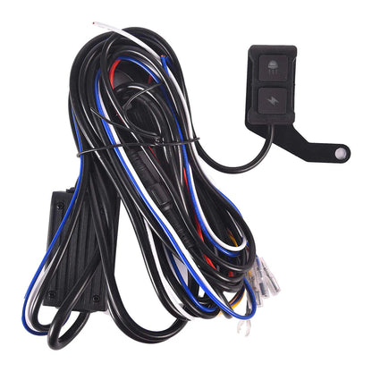 WIRING KIT WHITE YELLOW WITH SWITCH