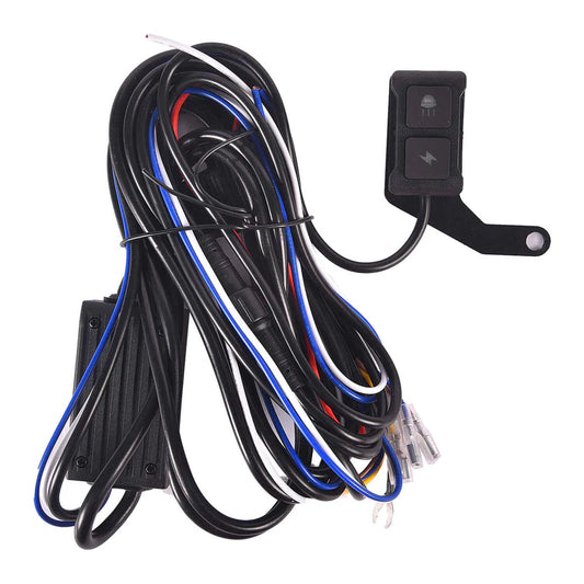 WIRING KIT WHITE YELLOW WITH SWITCH