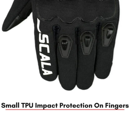 SCALA ATLAS GLOVE - BLACK-WHITE