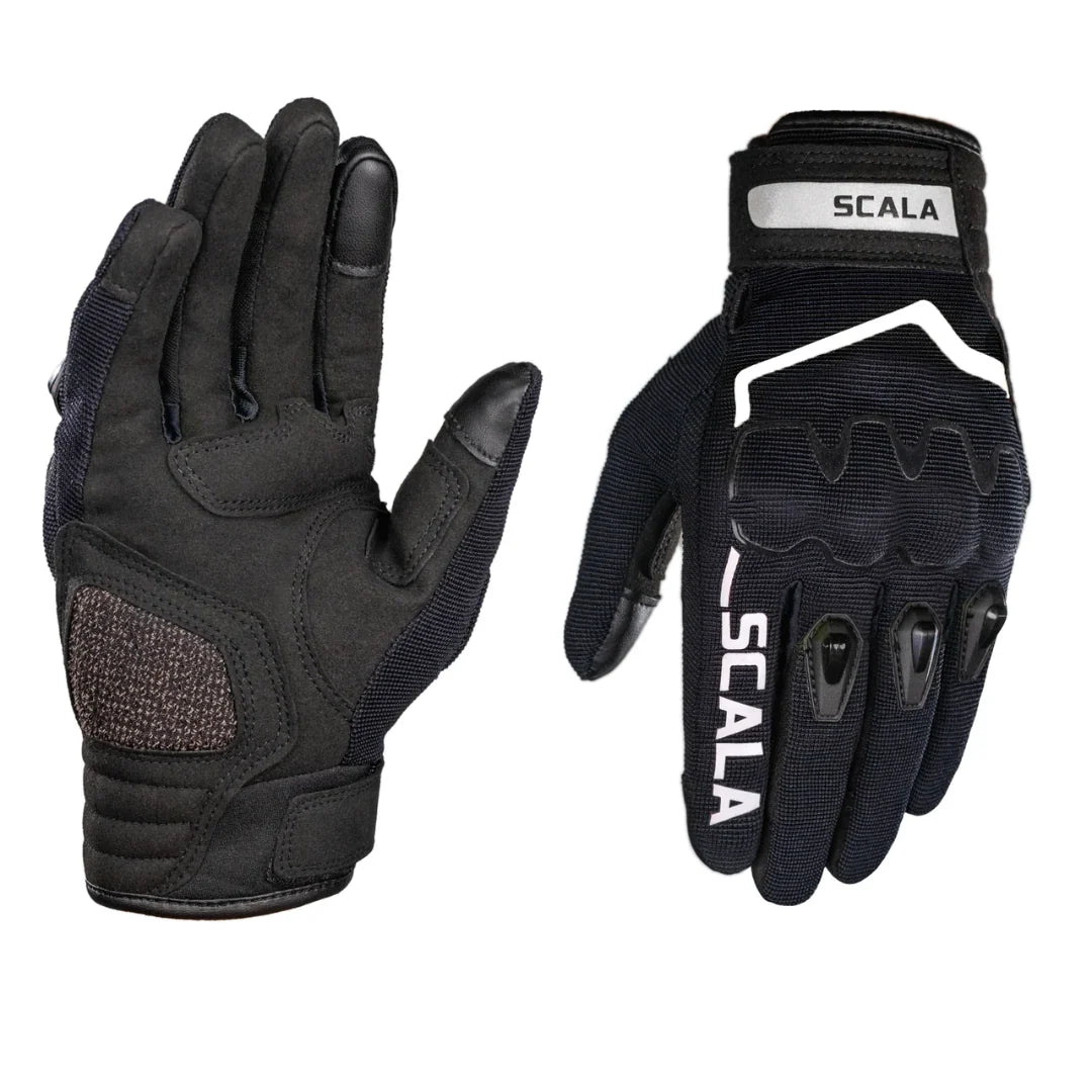 SCALA ATLAS GLOVE - BLACK-WHITE