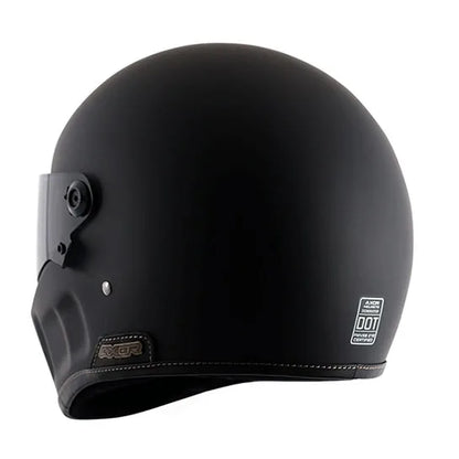 AXOR RETRO DOMINATOR DULL BLACK HELMET | LIMITED EDITION